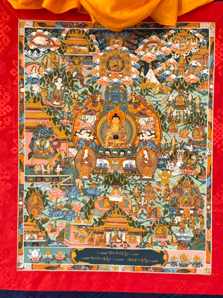 Shakyamuni Life Story Thangka