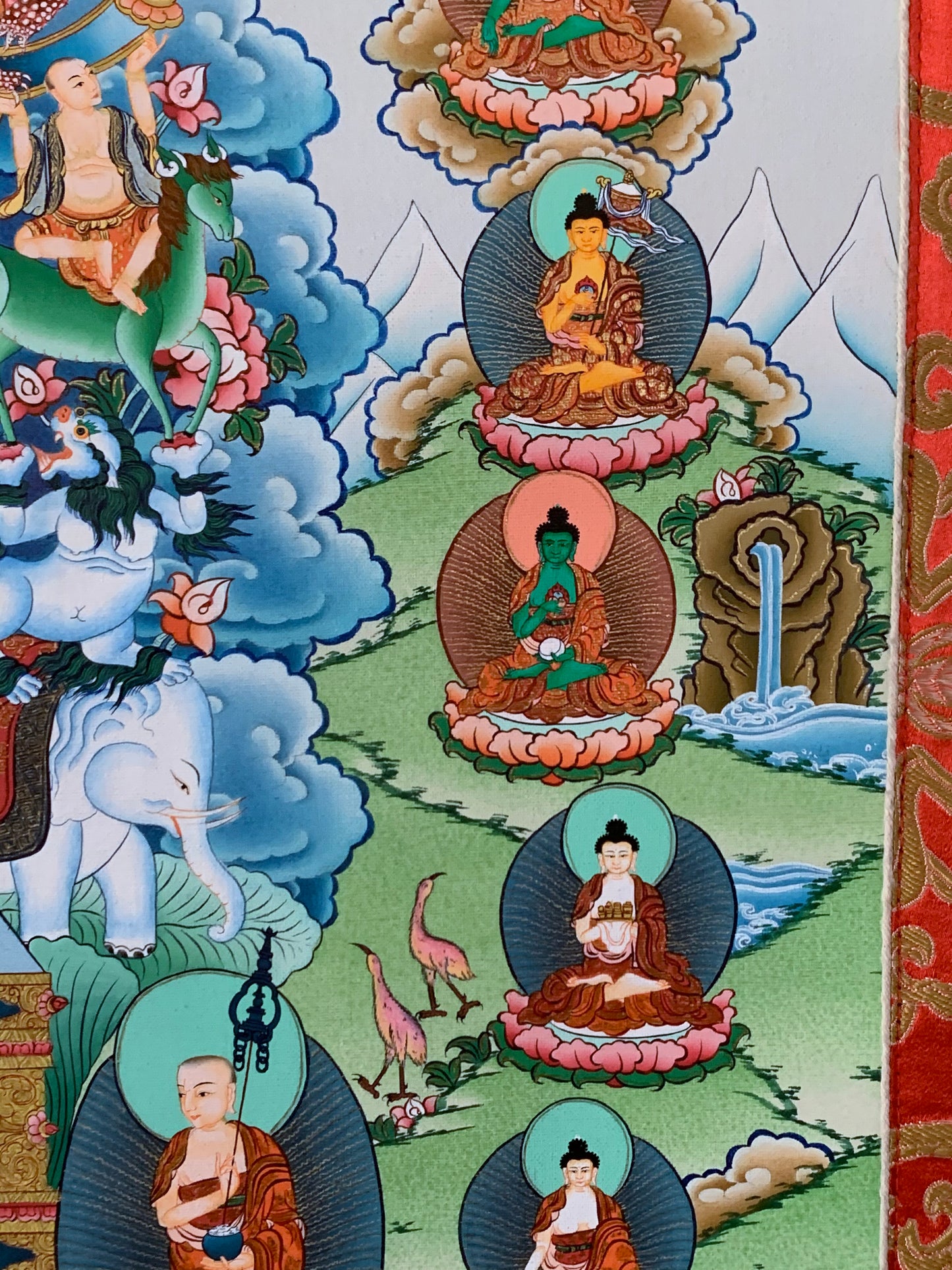 Thirty Five Buddha Thangka