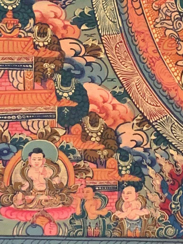 Three World Triple Mandala Thangka