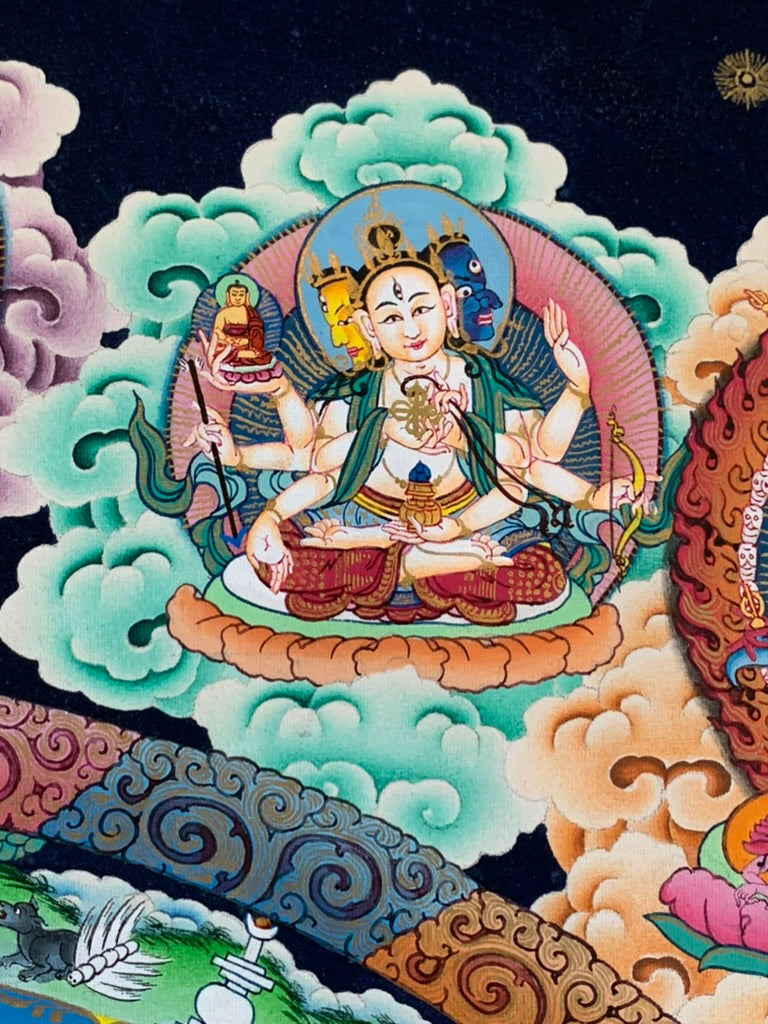 Chakrasamvara Mandala Unbrocaded Thangka