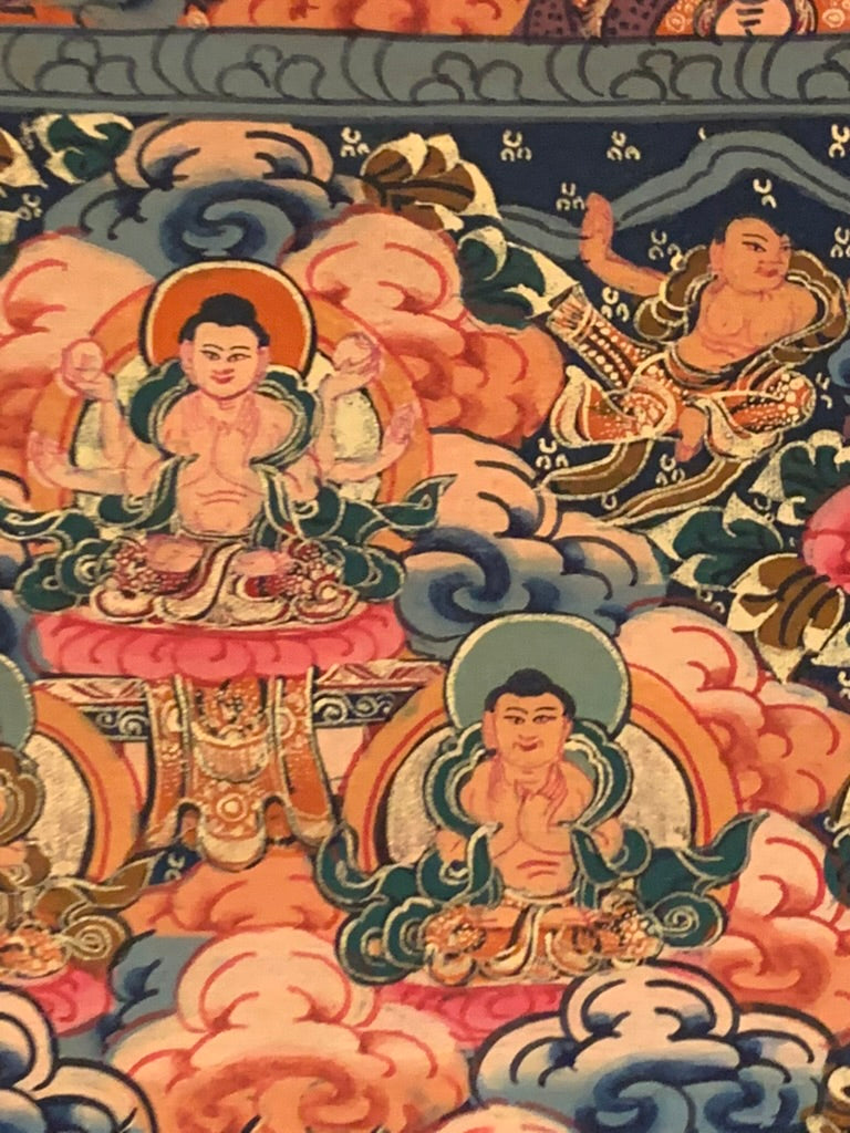 Three World Triple Mandala Thangka