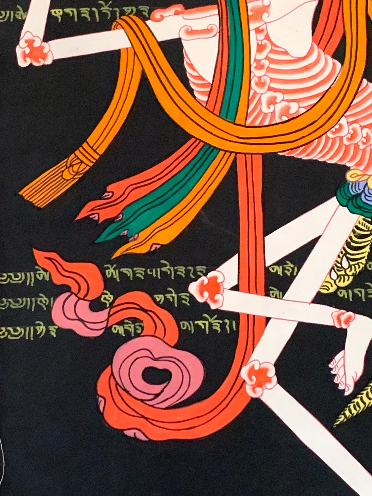 Dancing Citipati Thangka