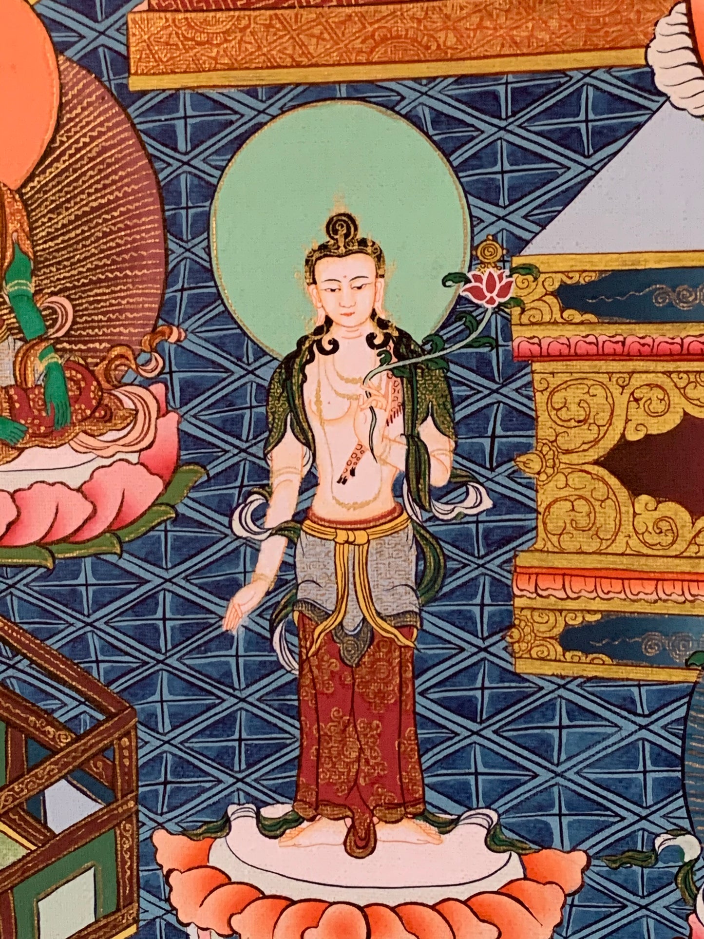 Amitabha Pureland Thangka