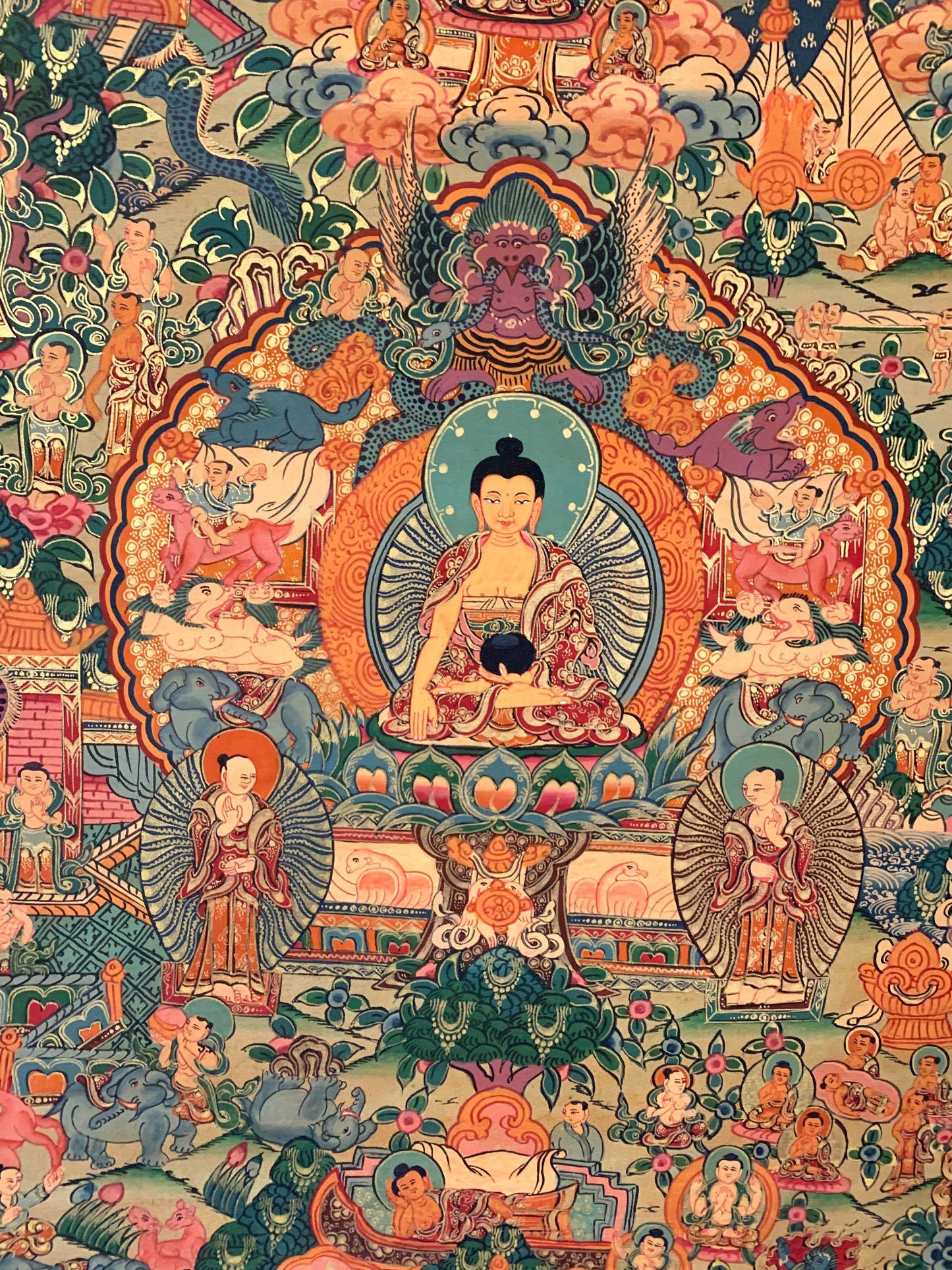 Shakyamuni Life Story Thangka