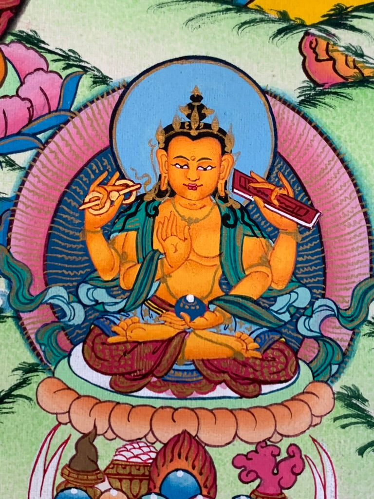 Chakrasamvara Mandala Unbrocaded Thangka