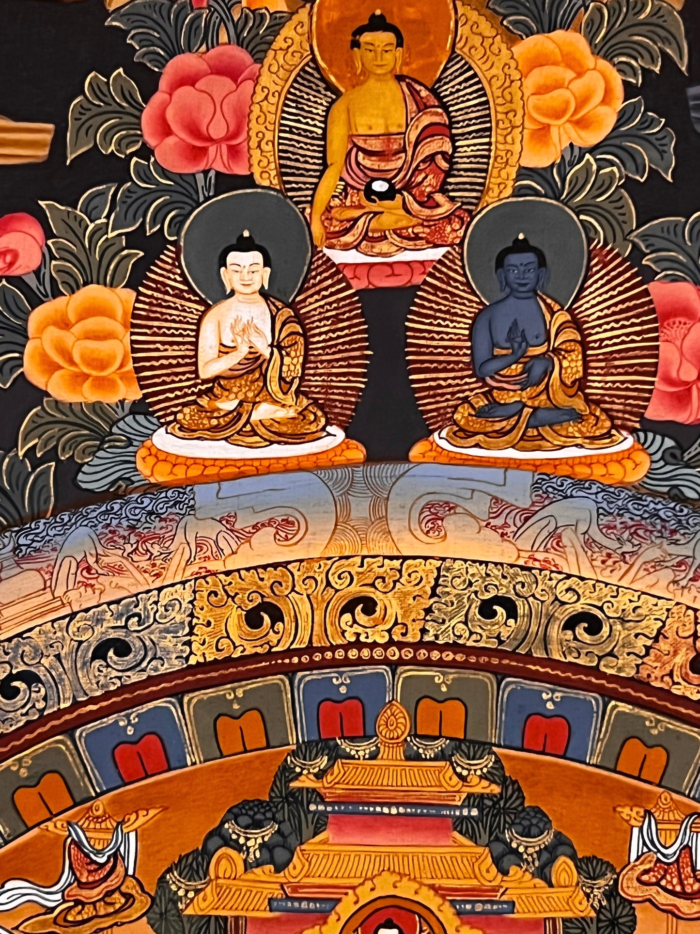 Green Tara Mandala Thangka