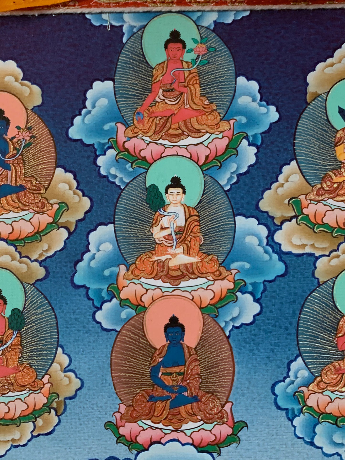 Thirty Five Buddha Thangka