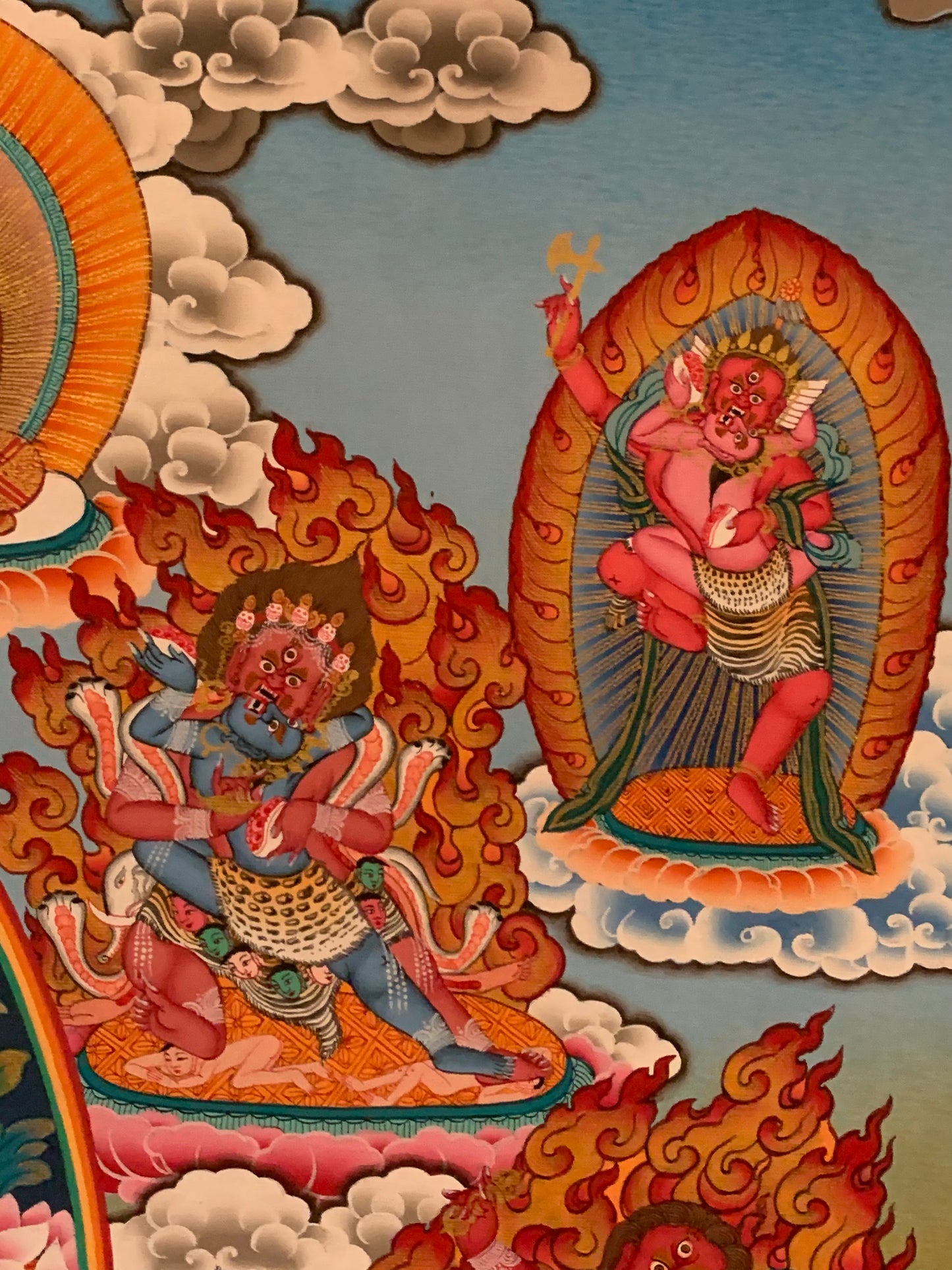 25 Disciples Guru Rinpoche Thangka