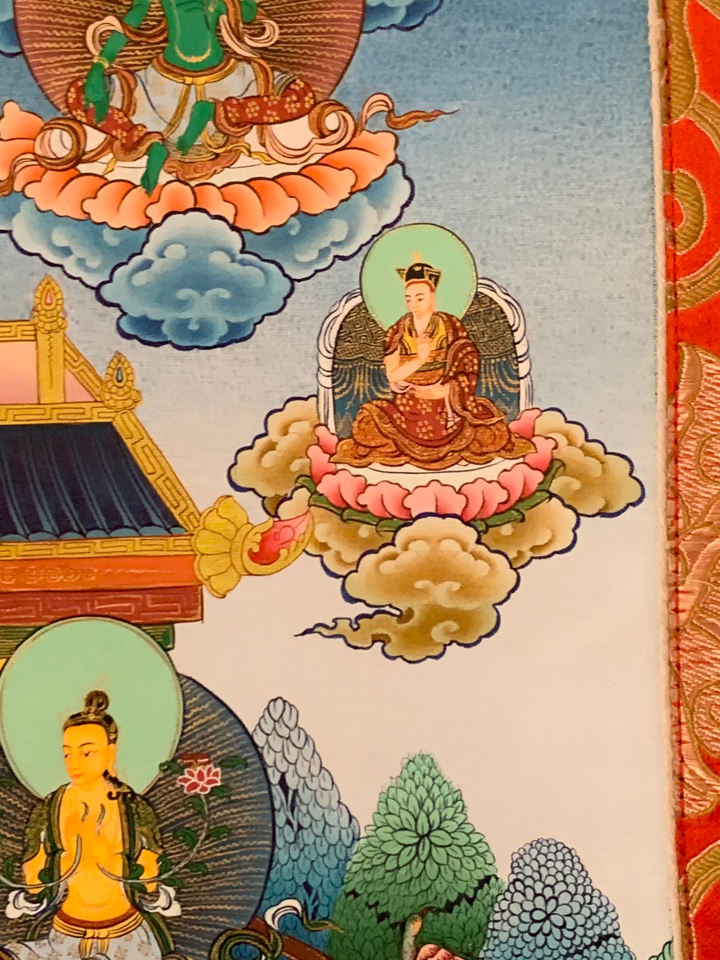 Amitabha Pureland Thangka