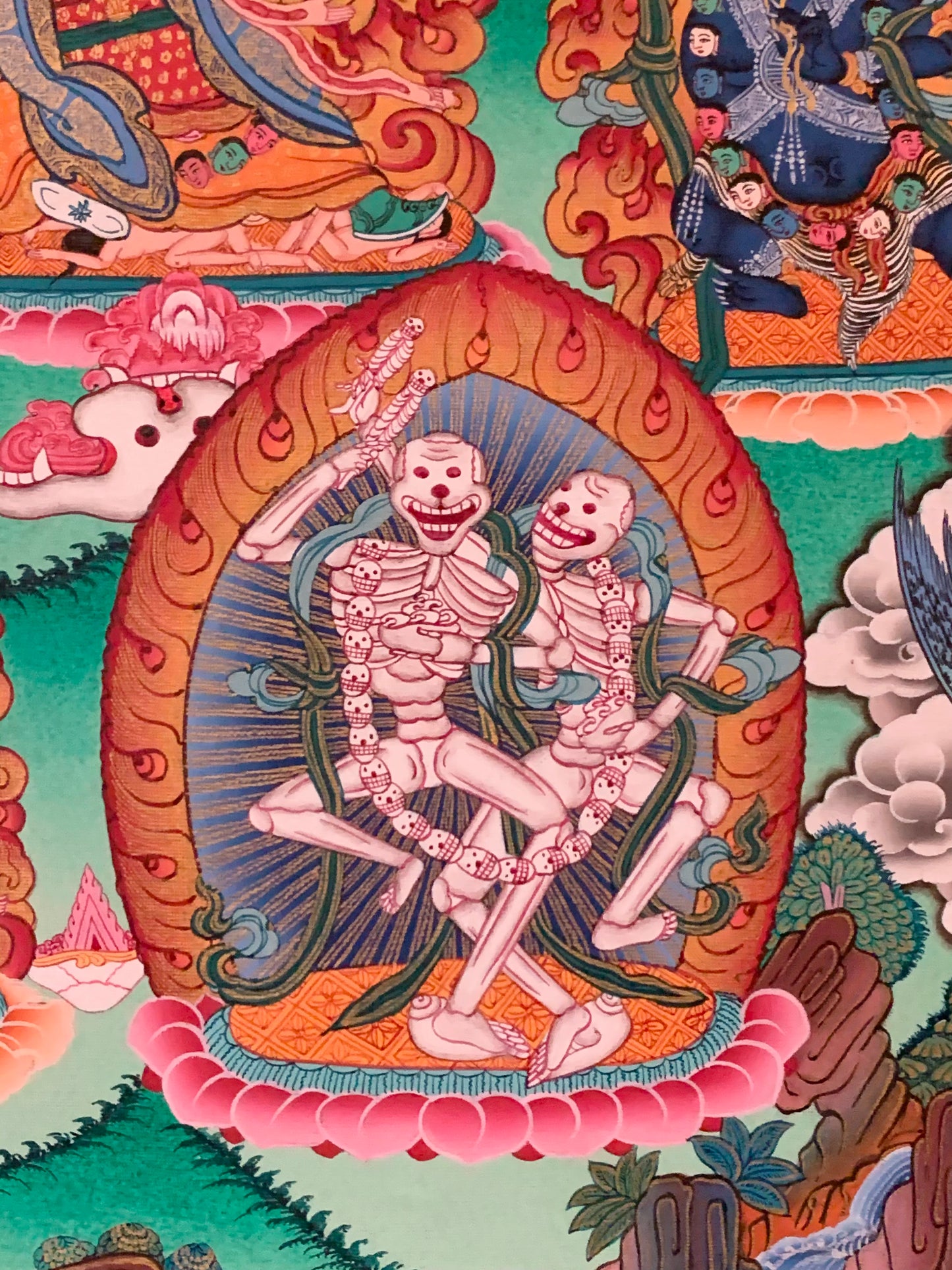 25 Disciples Guru Rinpoche Thangka