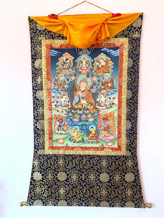 Guru Rinpoche Eight Manifestations of Padmasambavha Thangka