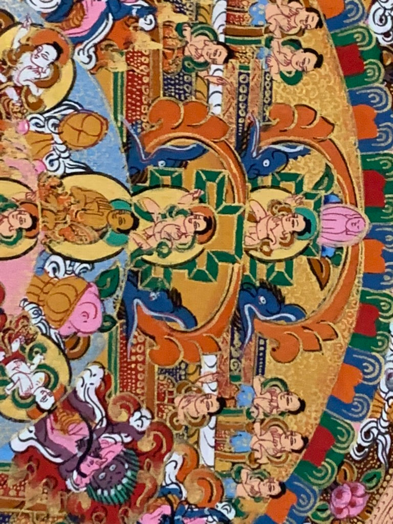 Buddha Avalokiteshvara Mandala Thangka