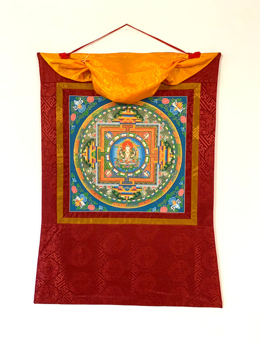 Chenrezig Compassion Mandala Thangka