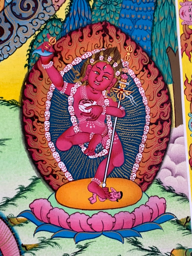 Chakrasamvara Mandala Unbrocaded Thangka