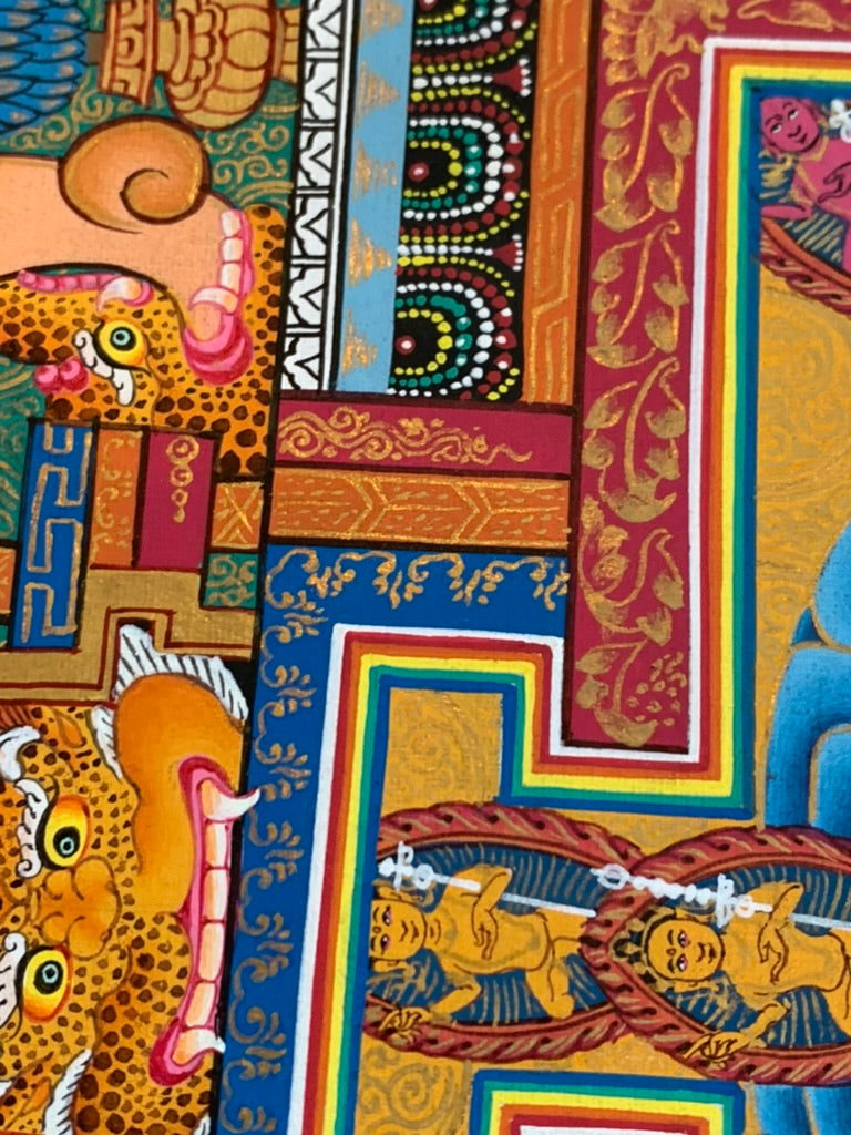 Chakrasamvara Mandala Unbrocaded Thangka