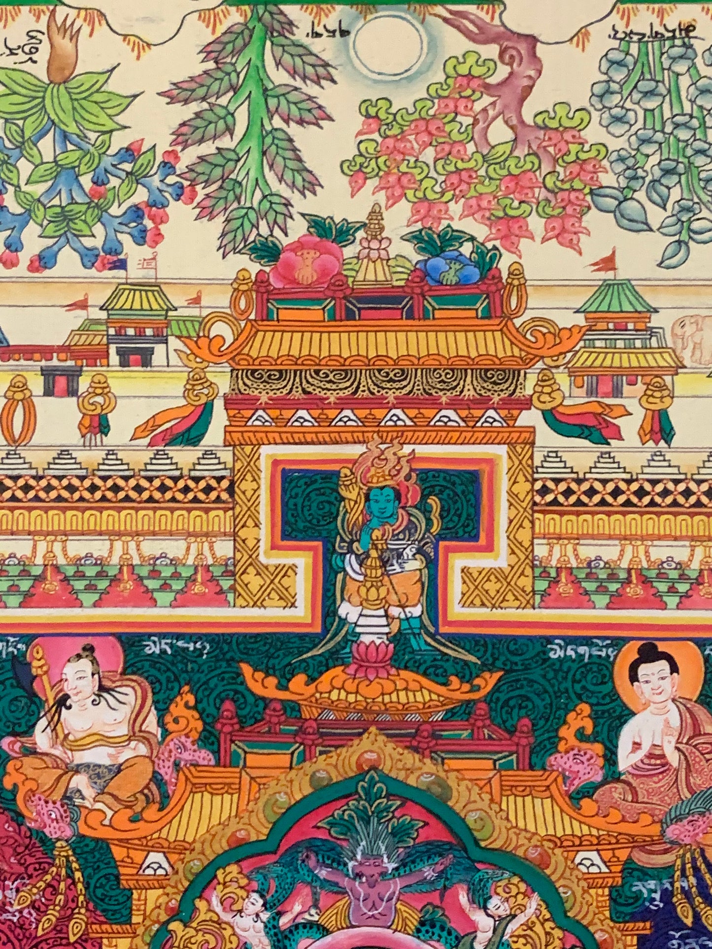 Medicine Buddha Medical Mandala Thangka