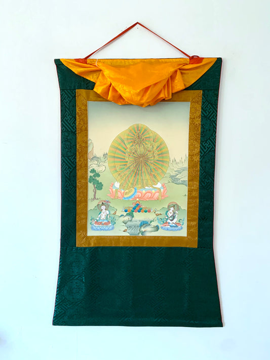 Green Tara Rainbow Body Thangka