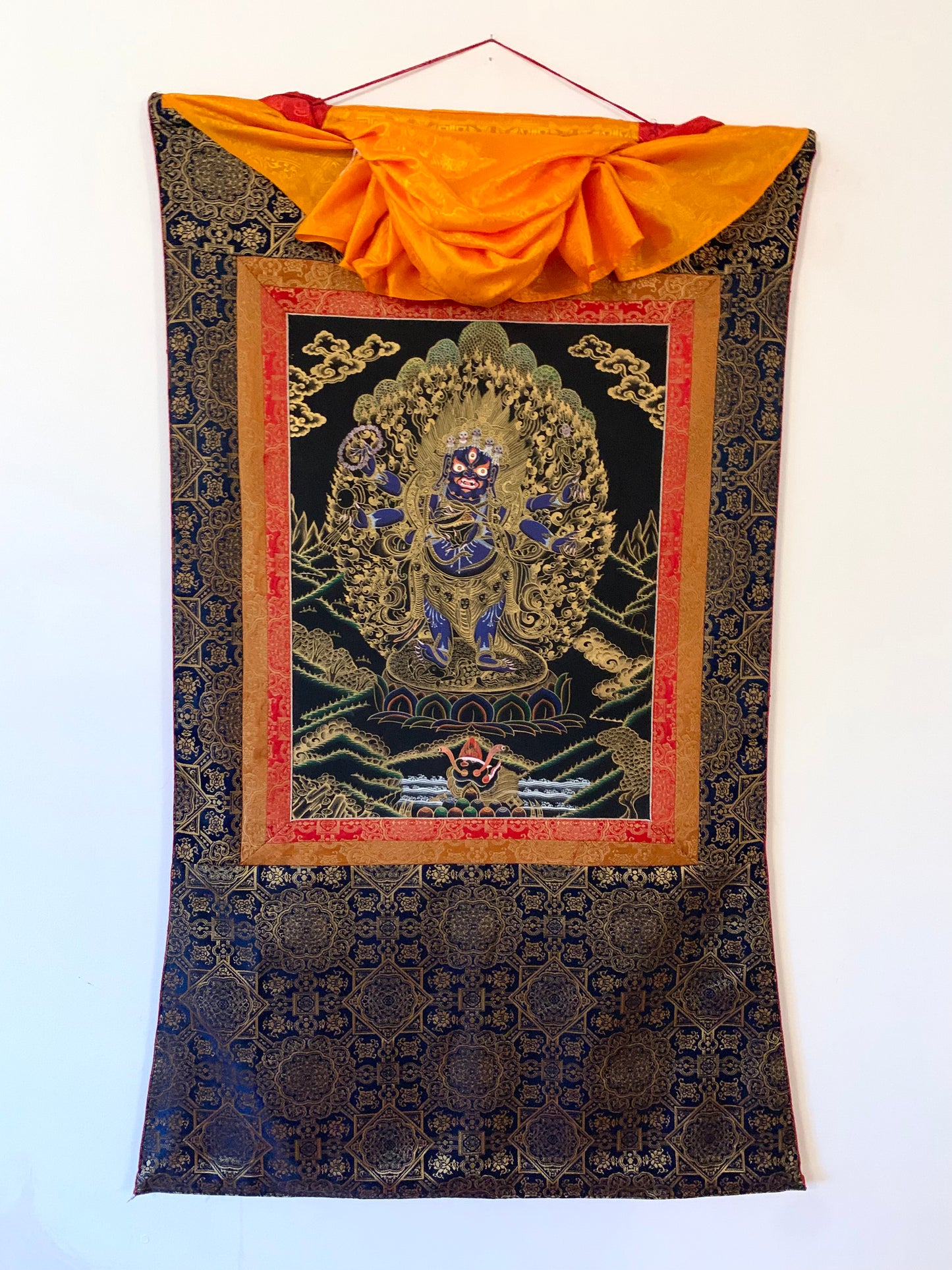 Six Armed Mahakala Thangka