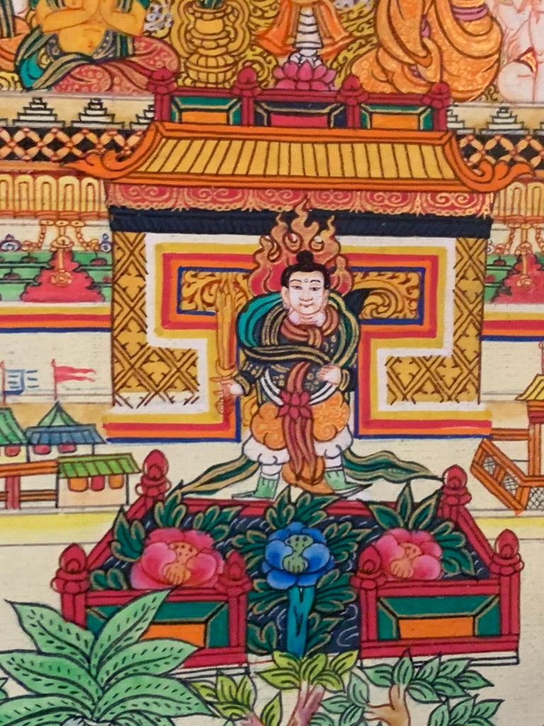 Medicine Buddha Medical Mandala Thangka