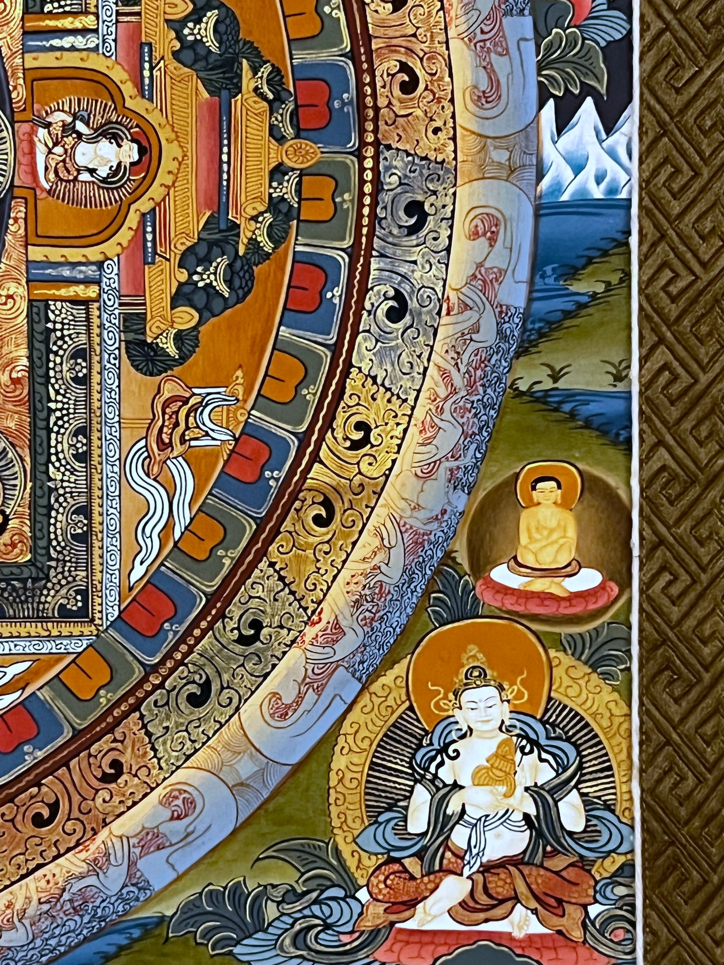 Green Tara Mandala Thangka