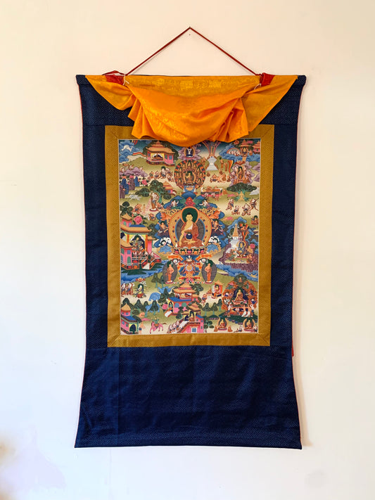 Shakyamuni Life Story Thangka