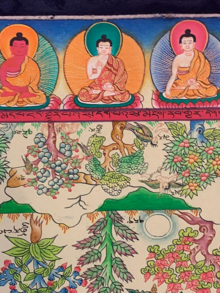 Medicine Buddha Medical Mandala Thangka