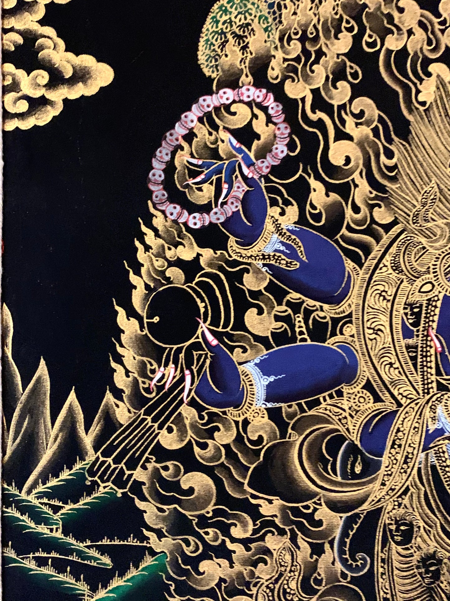 Six Armed Mahakala Thangka