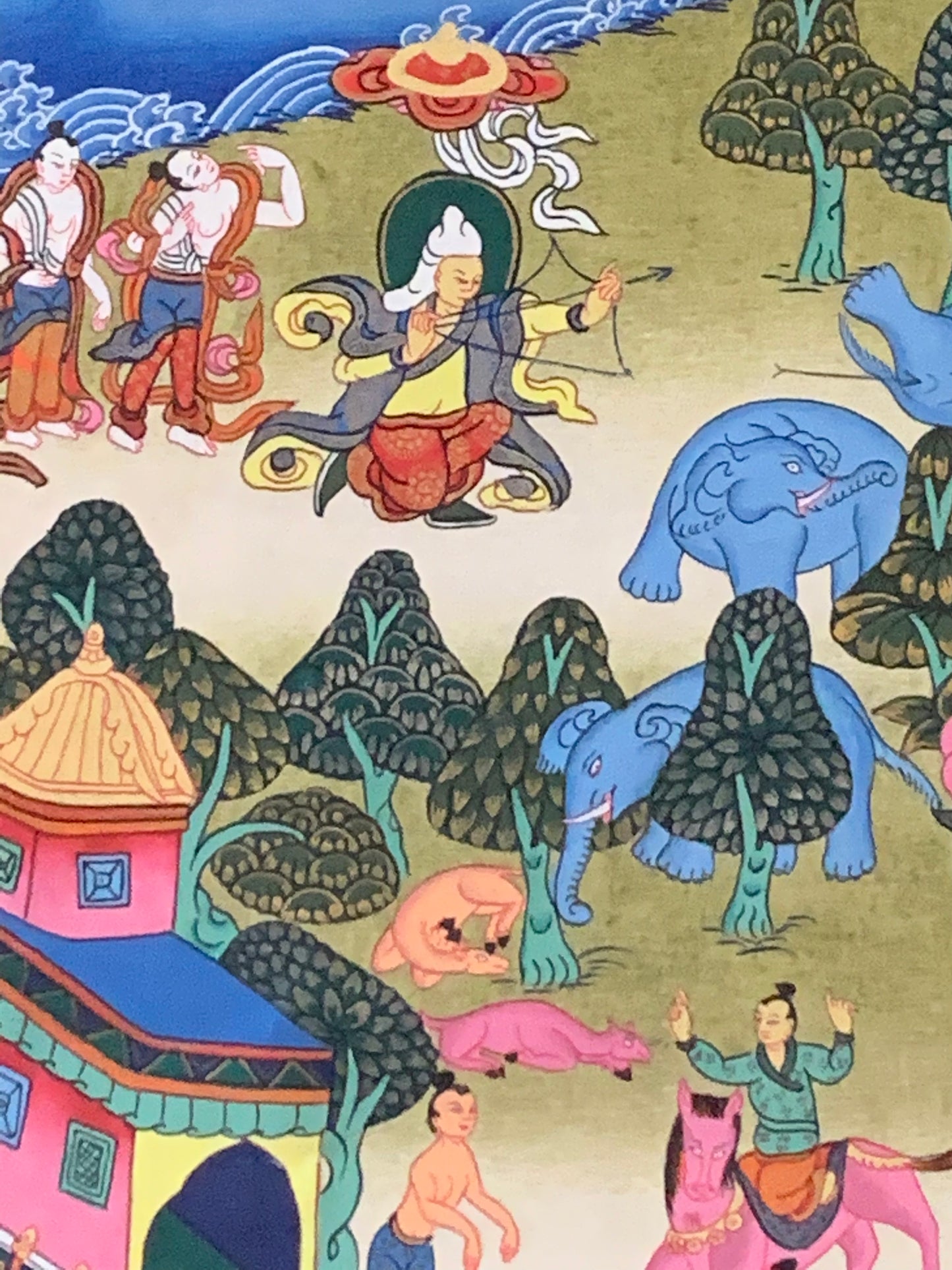 Shakyamuni Life Story Thangka