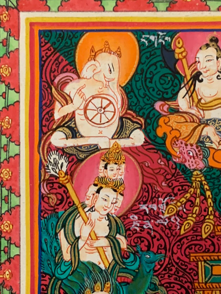 Medicine Buddha Medical Mandala Thangka