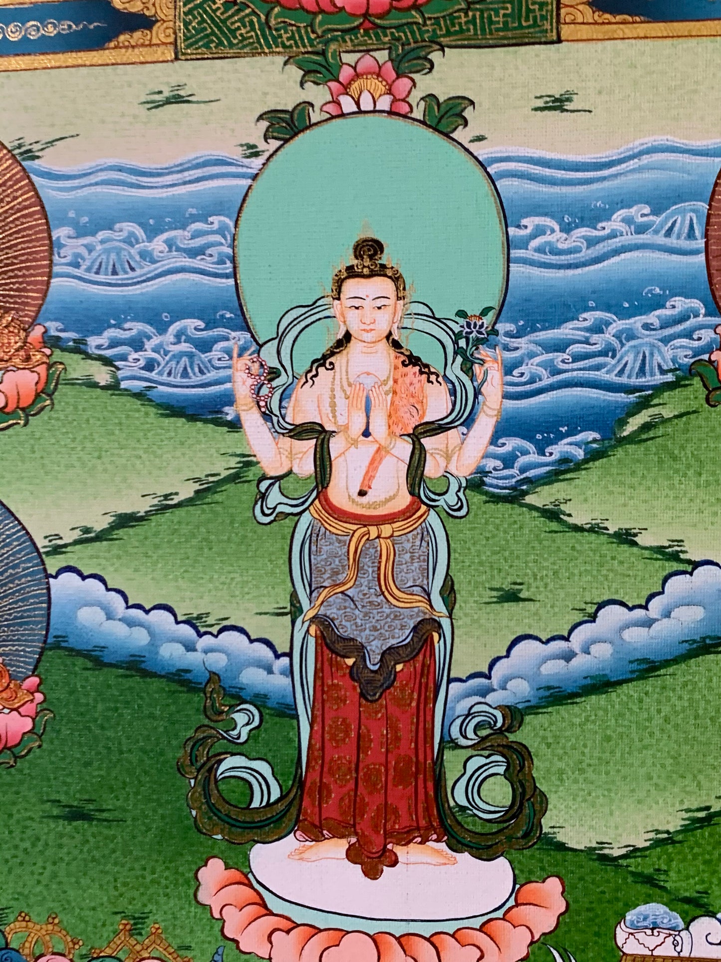 Thirty Five Buddha Thangka