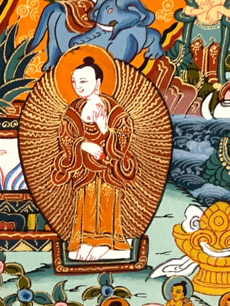 Shakyamuni Life Story Thangka