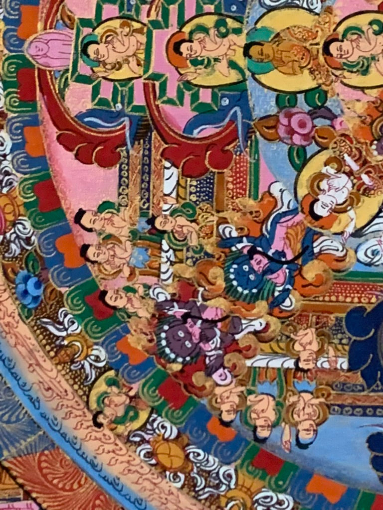 Buddha Avalokiteshvara Mandala Thangka