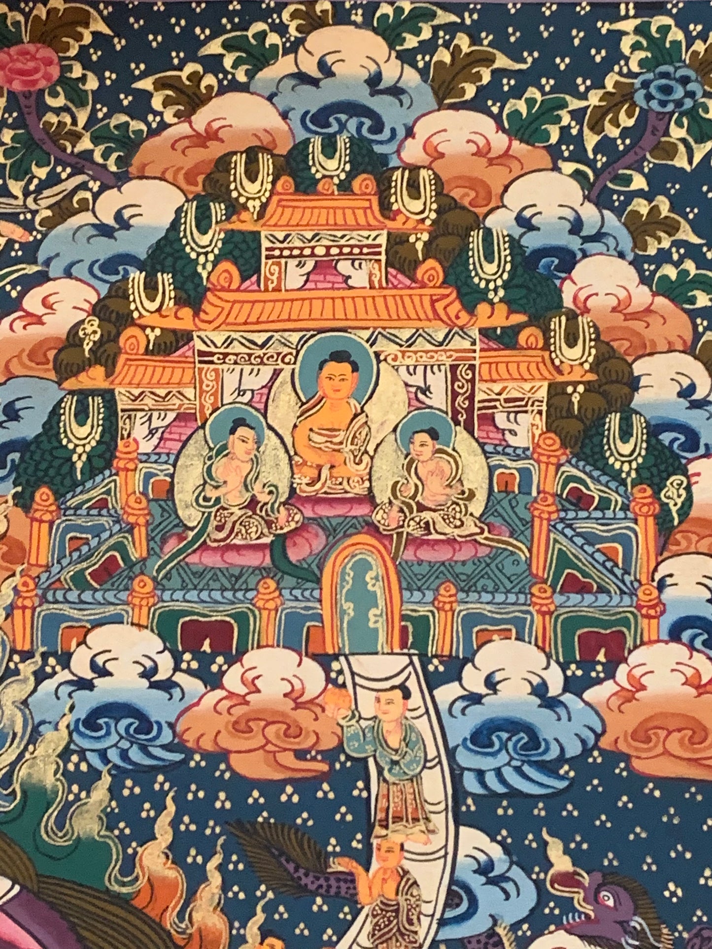 Bhavacakra Wheel of Existence Thangka