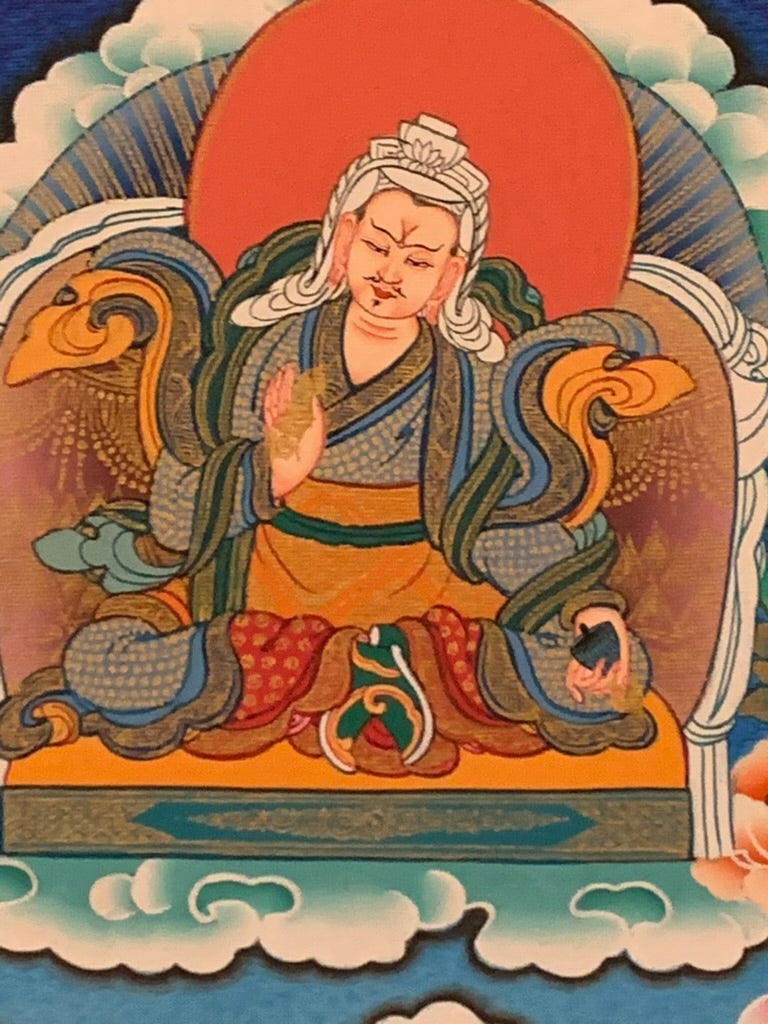 25 Disciples Guru Rinpoche Thangka