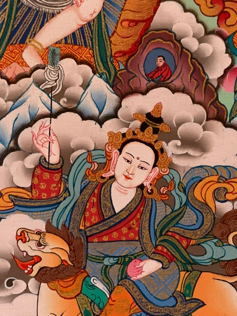 25 Disciples Guru Rinpoche Thangka