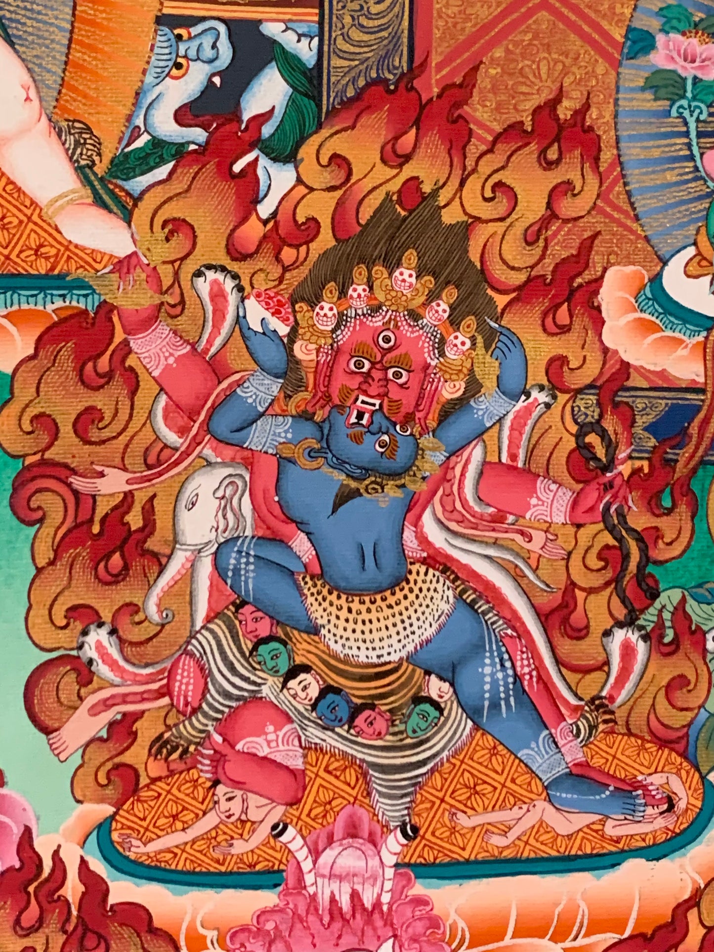 25 Disciples Guru Rinpoche Thangka