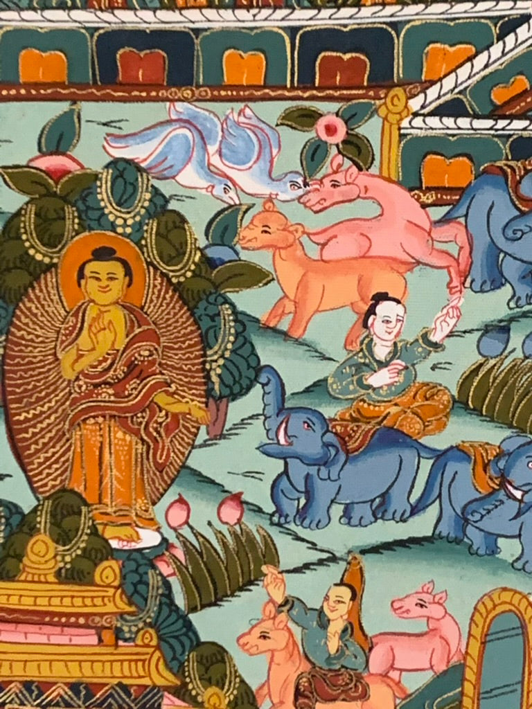 Shakyamuni Life Story Thangka