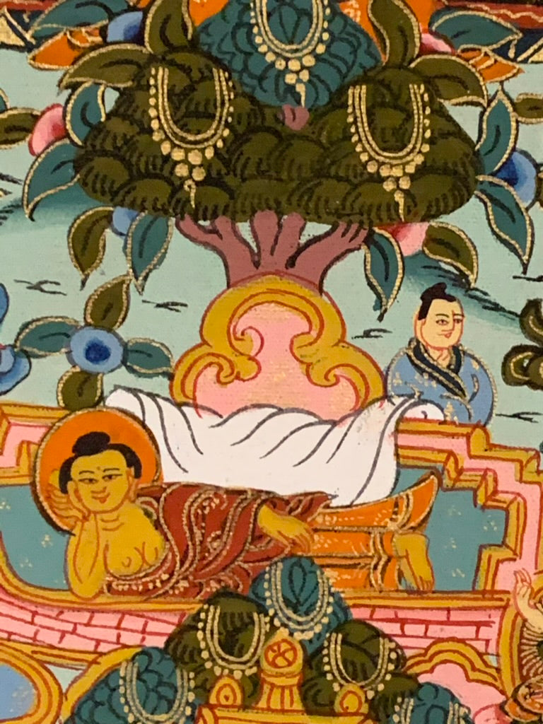 Shakyamuni Life Story Thangka