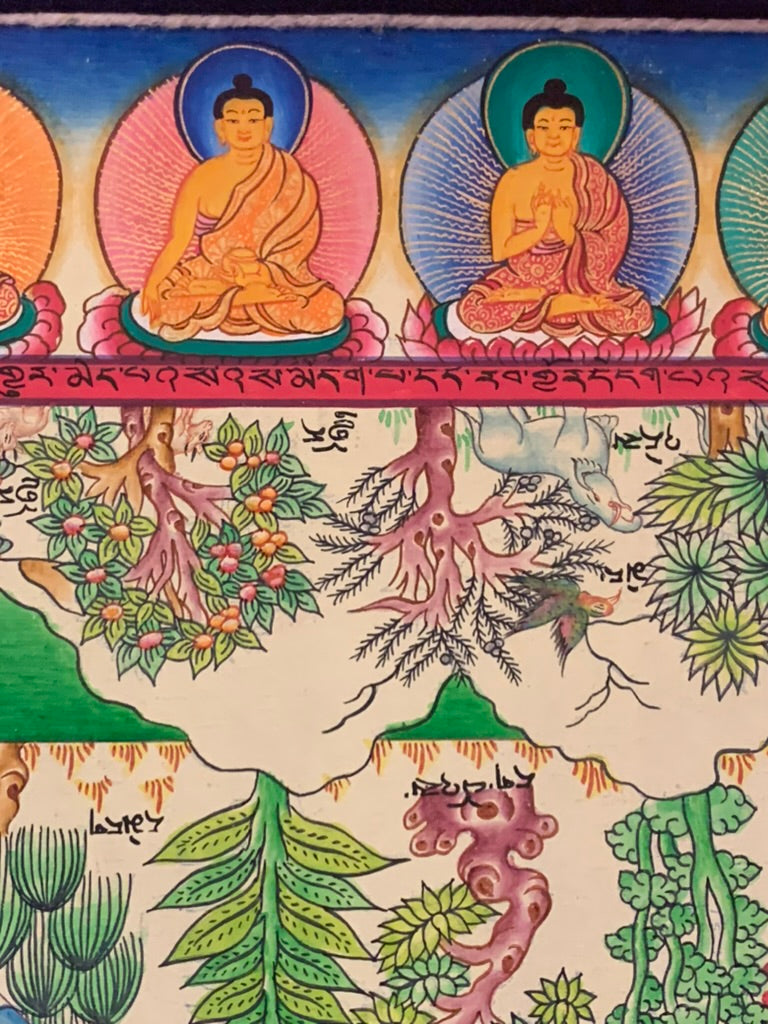 Medicine Buddha Medical Mandala Thangka