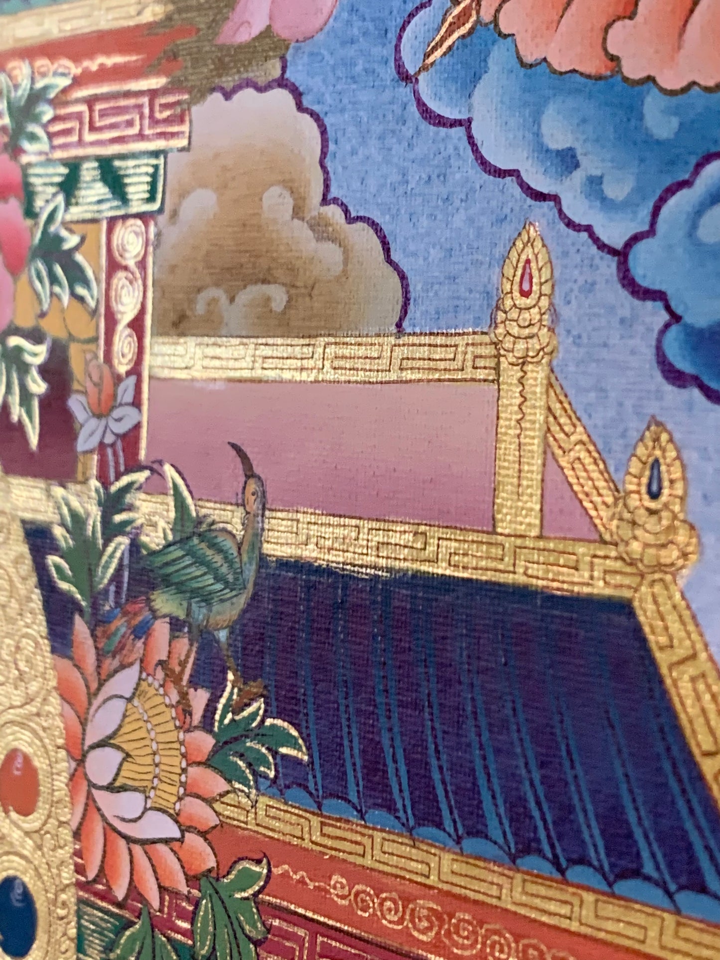 Amitabha Pureland Thangka