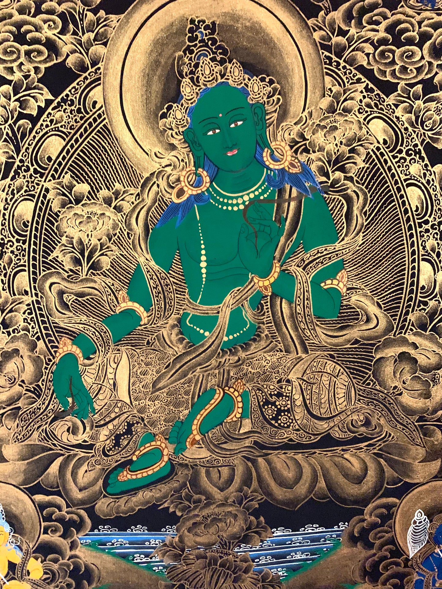 Green Tara Thangka