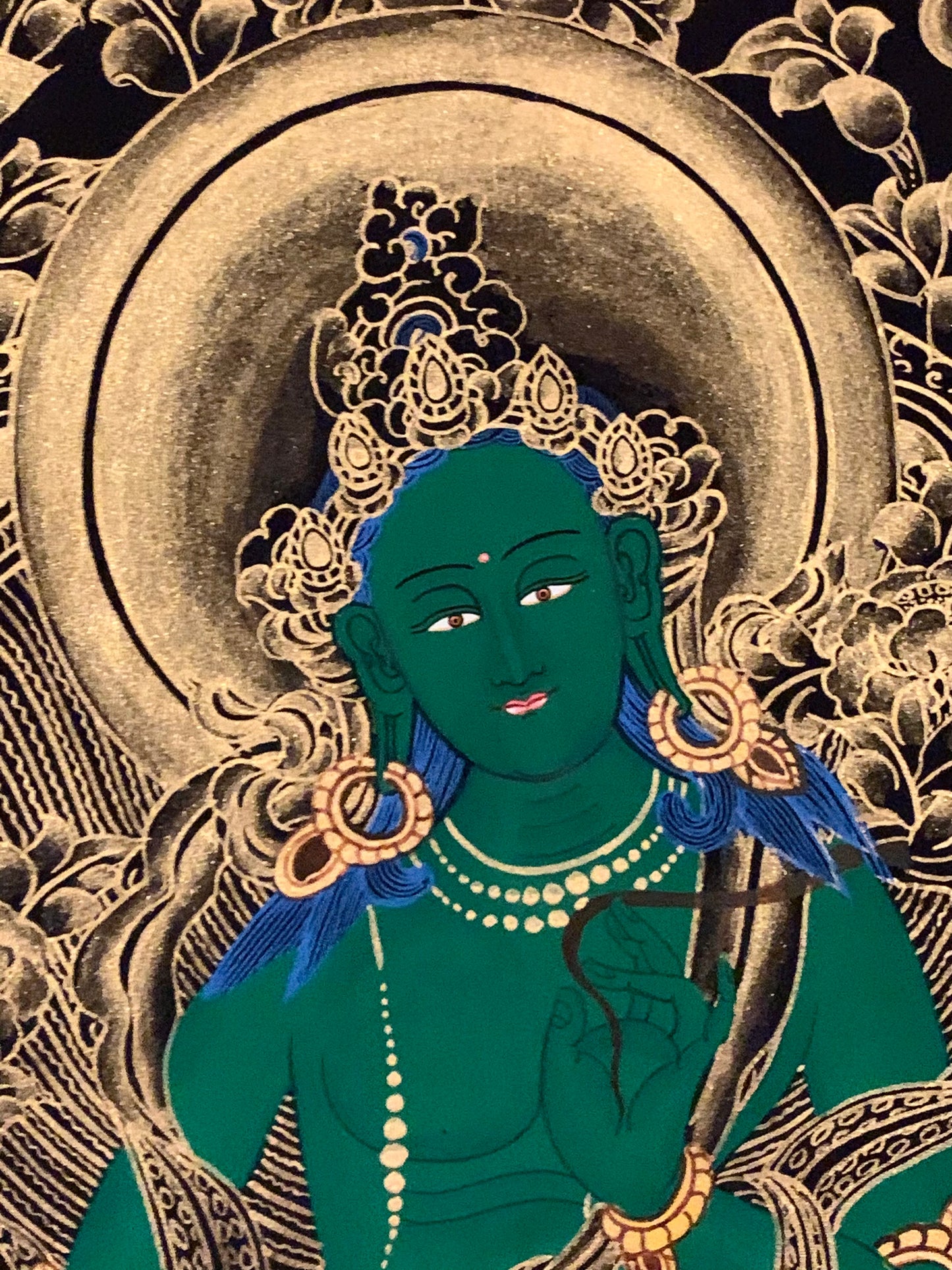 Green Tara Thangka