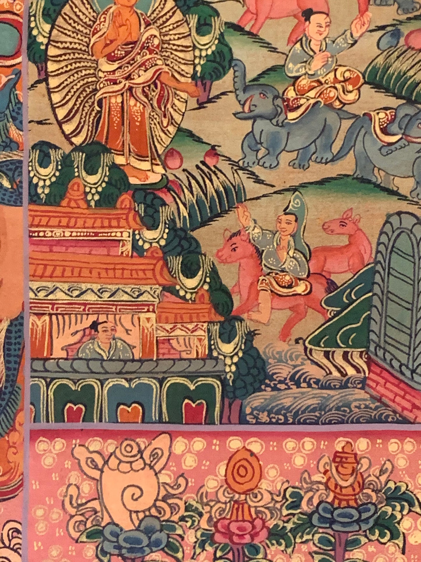 Shakyamuni Life Story Thangka