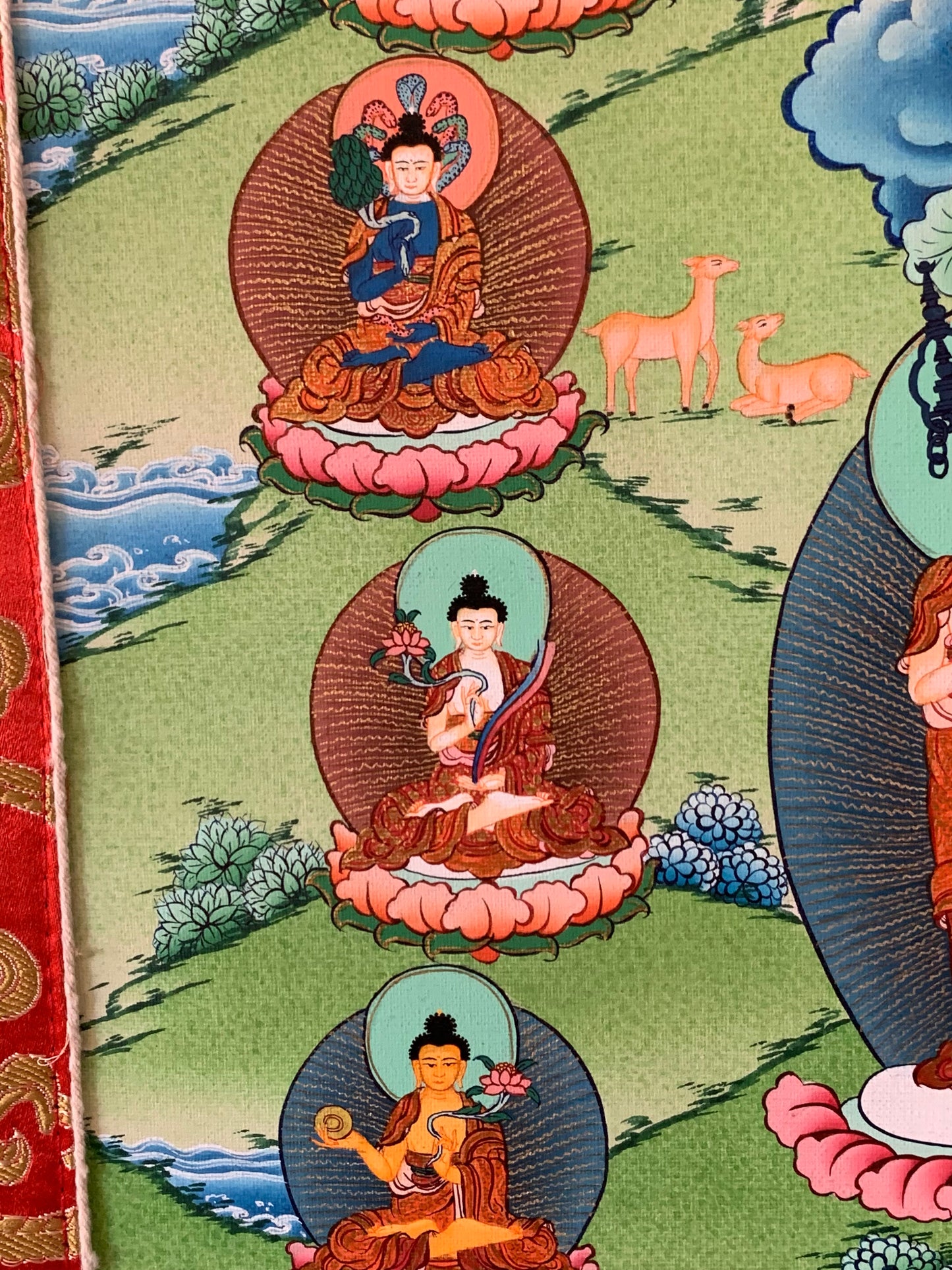 Thirty Five Buddha Thangka