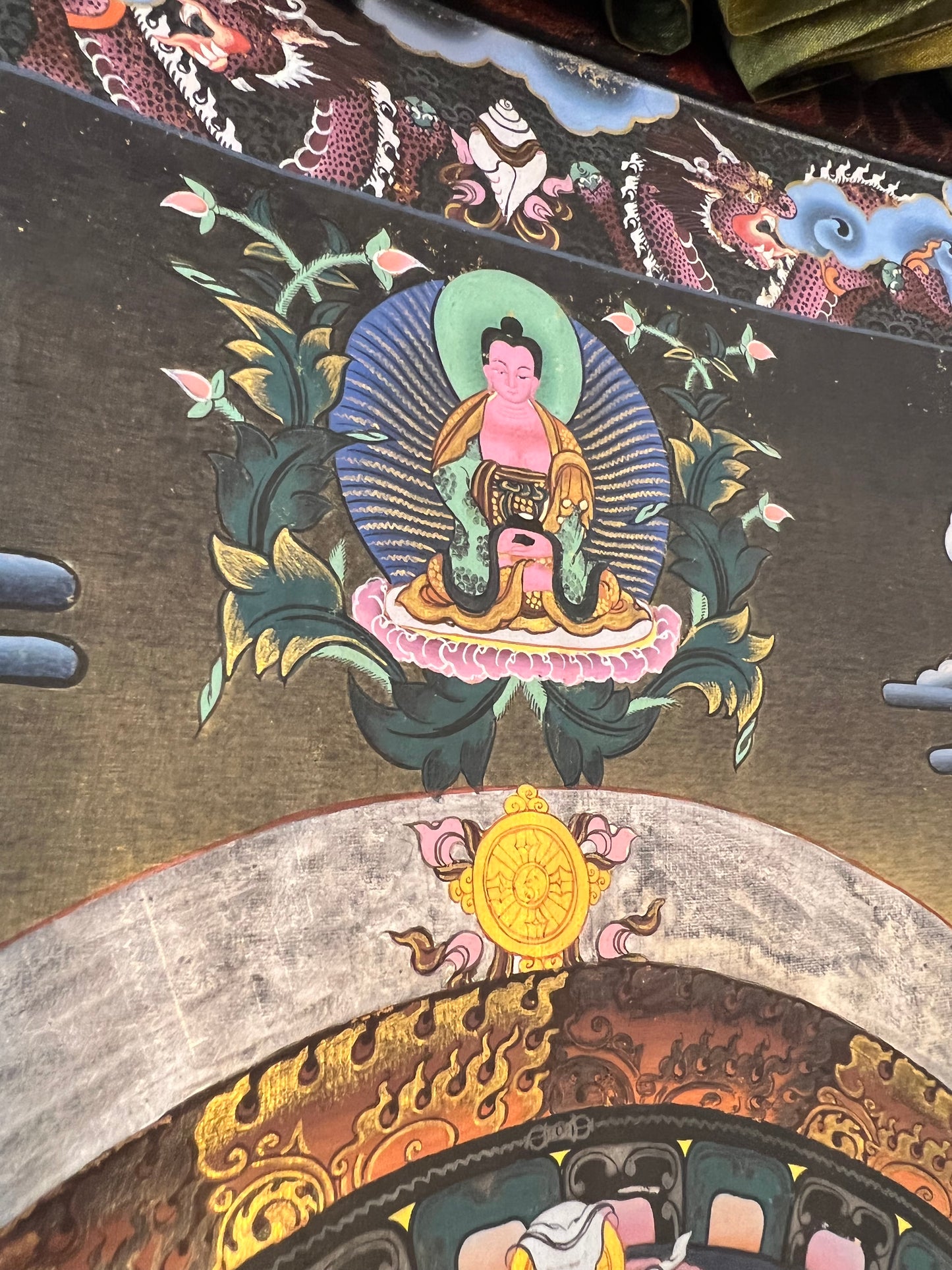 White Tara Mandala Thangka