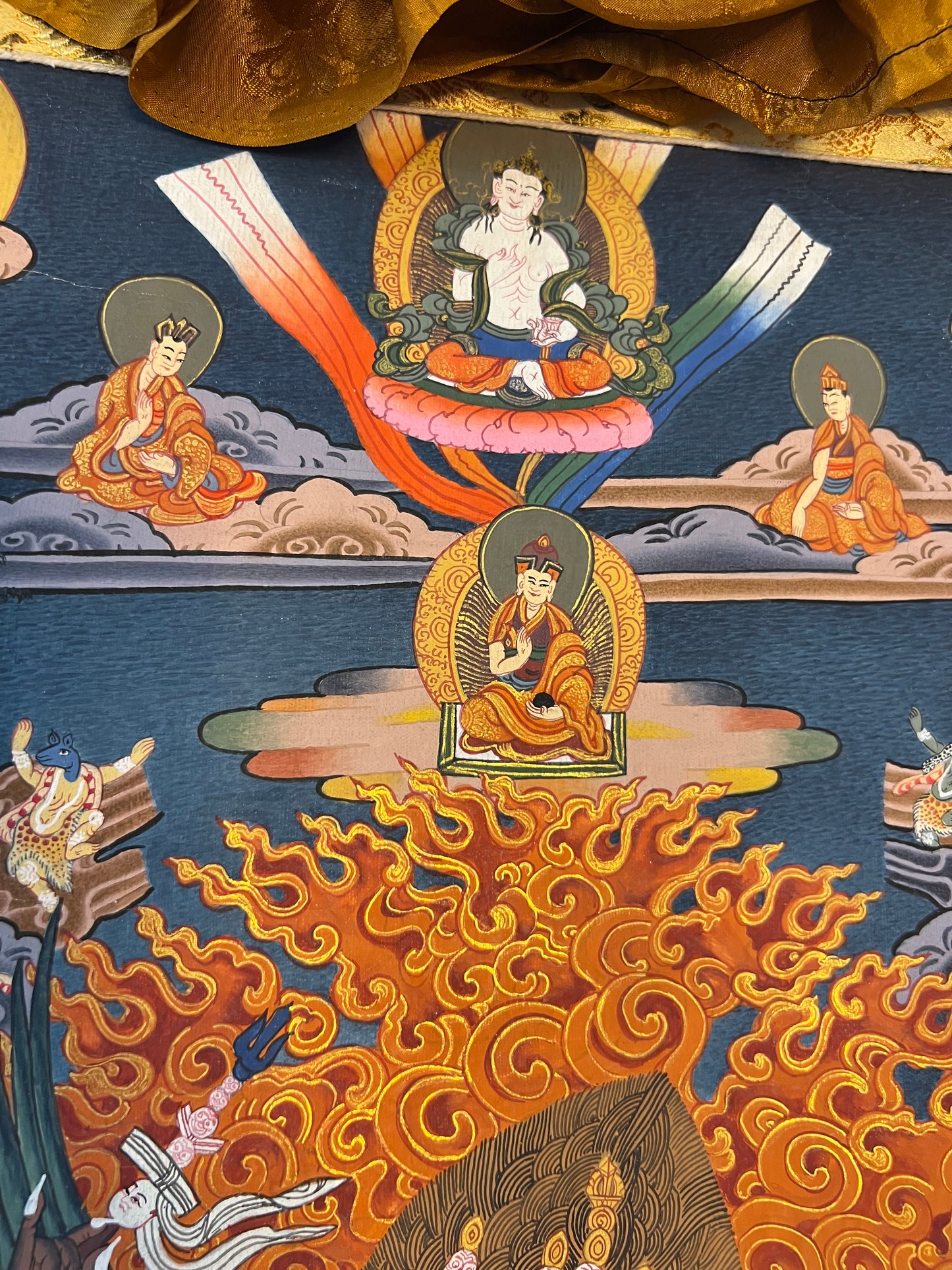 One Hundred Peaceful and Wrathful Deities of Bardo Thangka Set