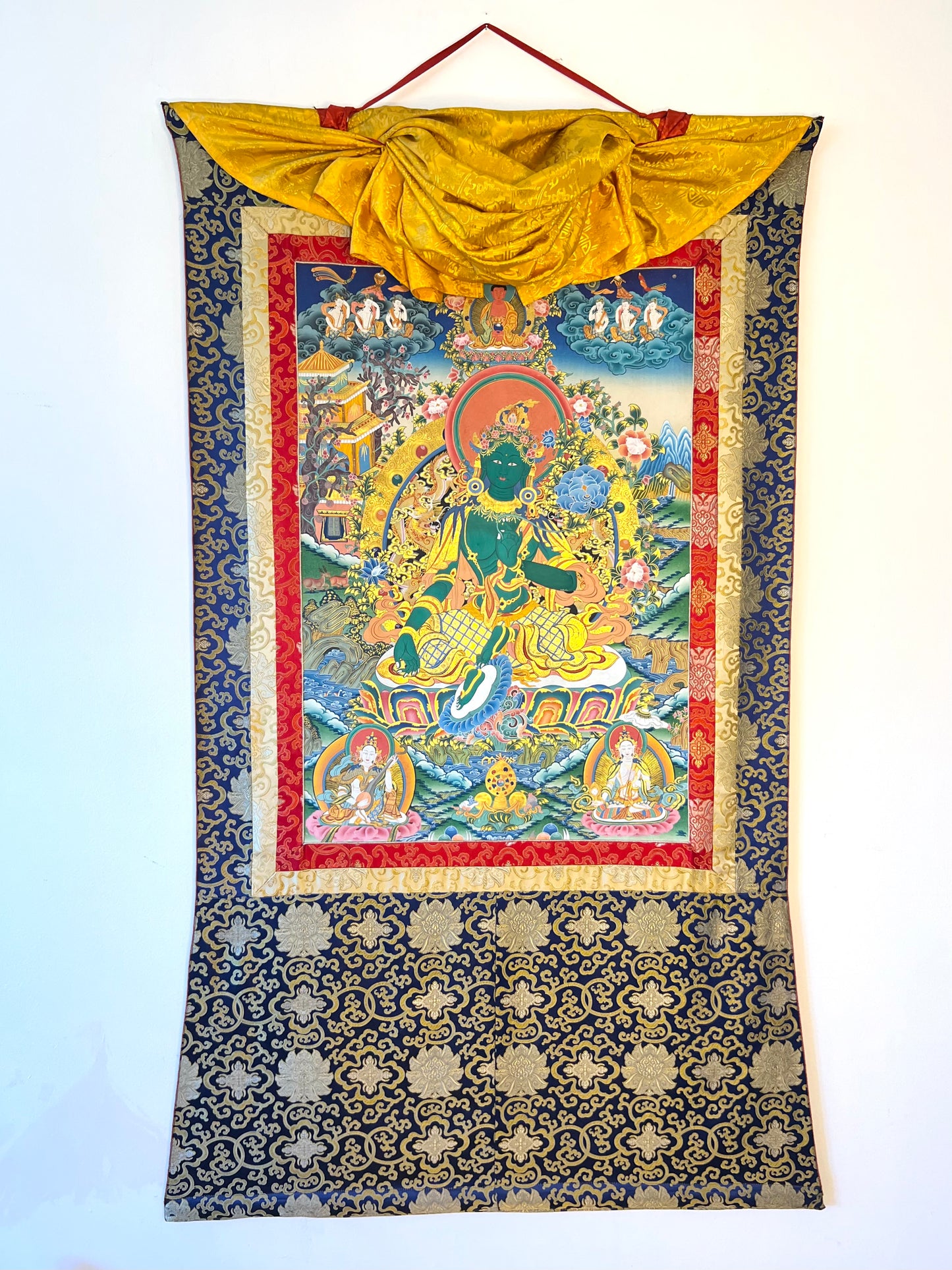 Green Tara Thangka