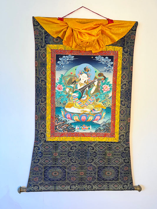 Sarasvati Thangka