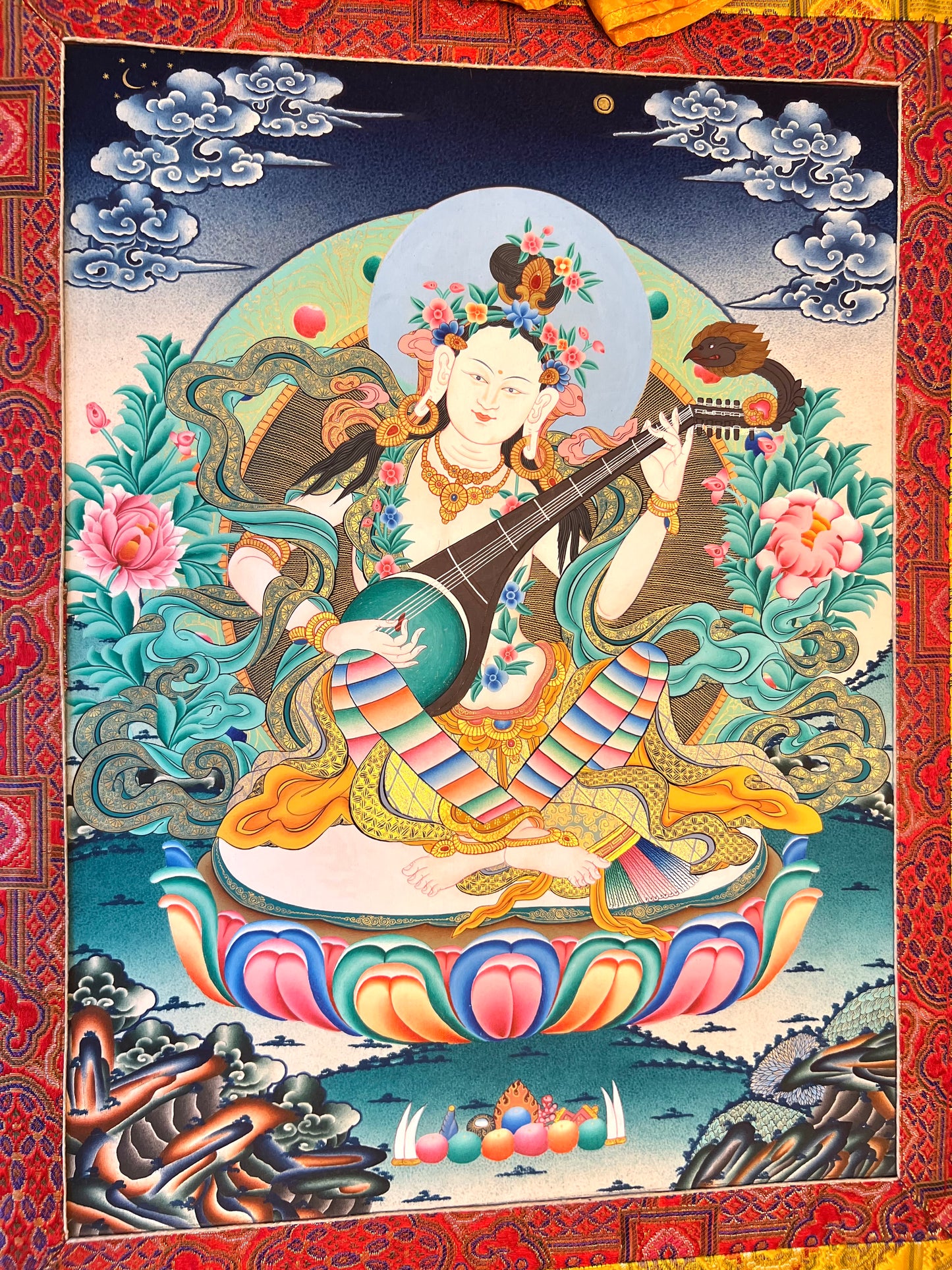 Sarasvati Thangka