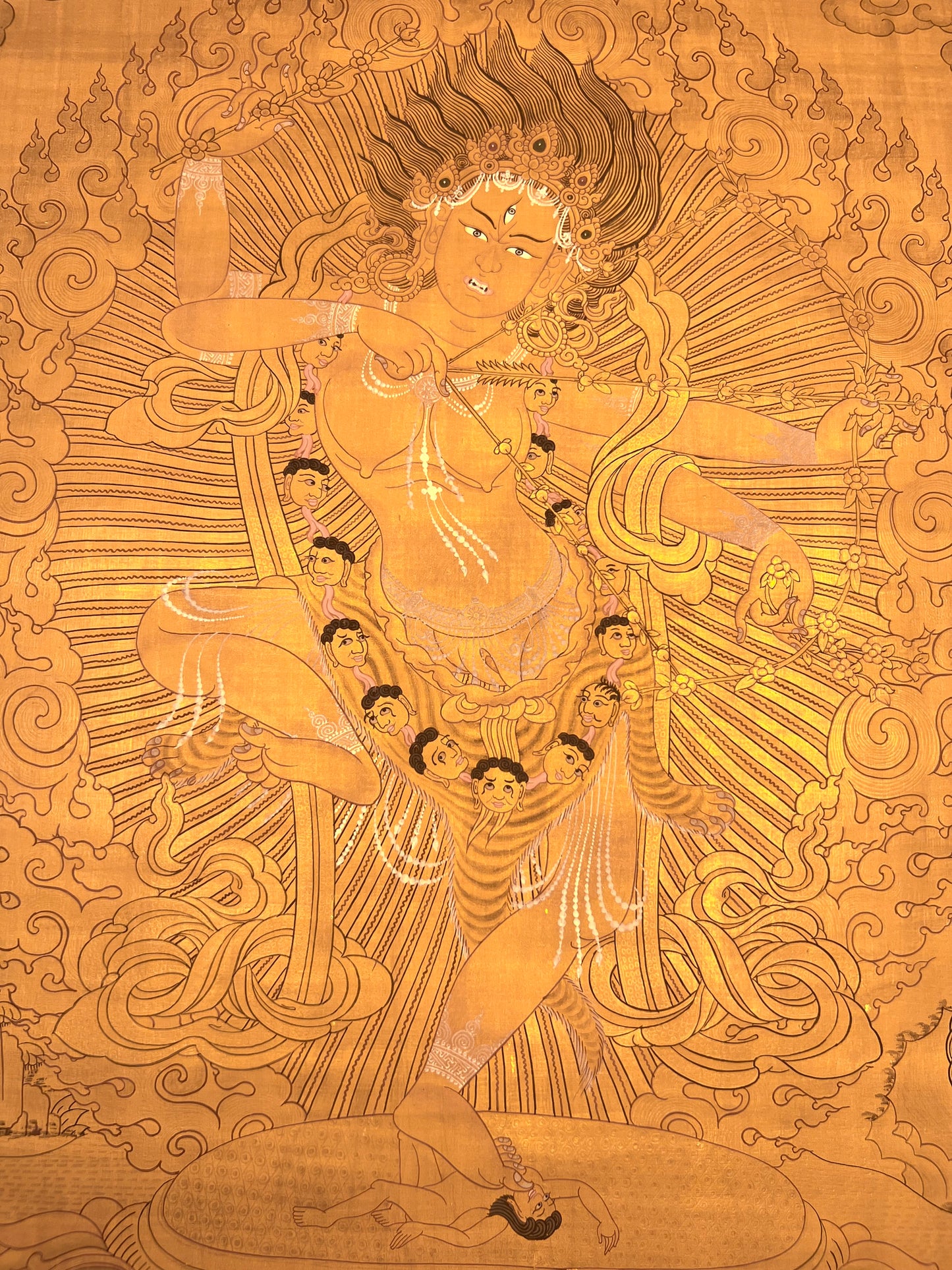 Vajrayogini Gold Thangka